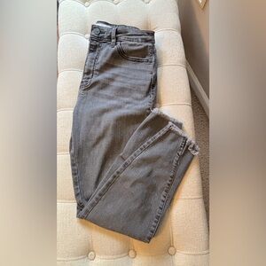 Kancan Raw Hem Skinny Jeans Charcoal Wash size 11/29